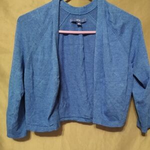 Apt 9 women's blue sweater cardigan